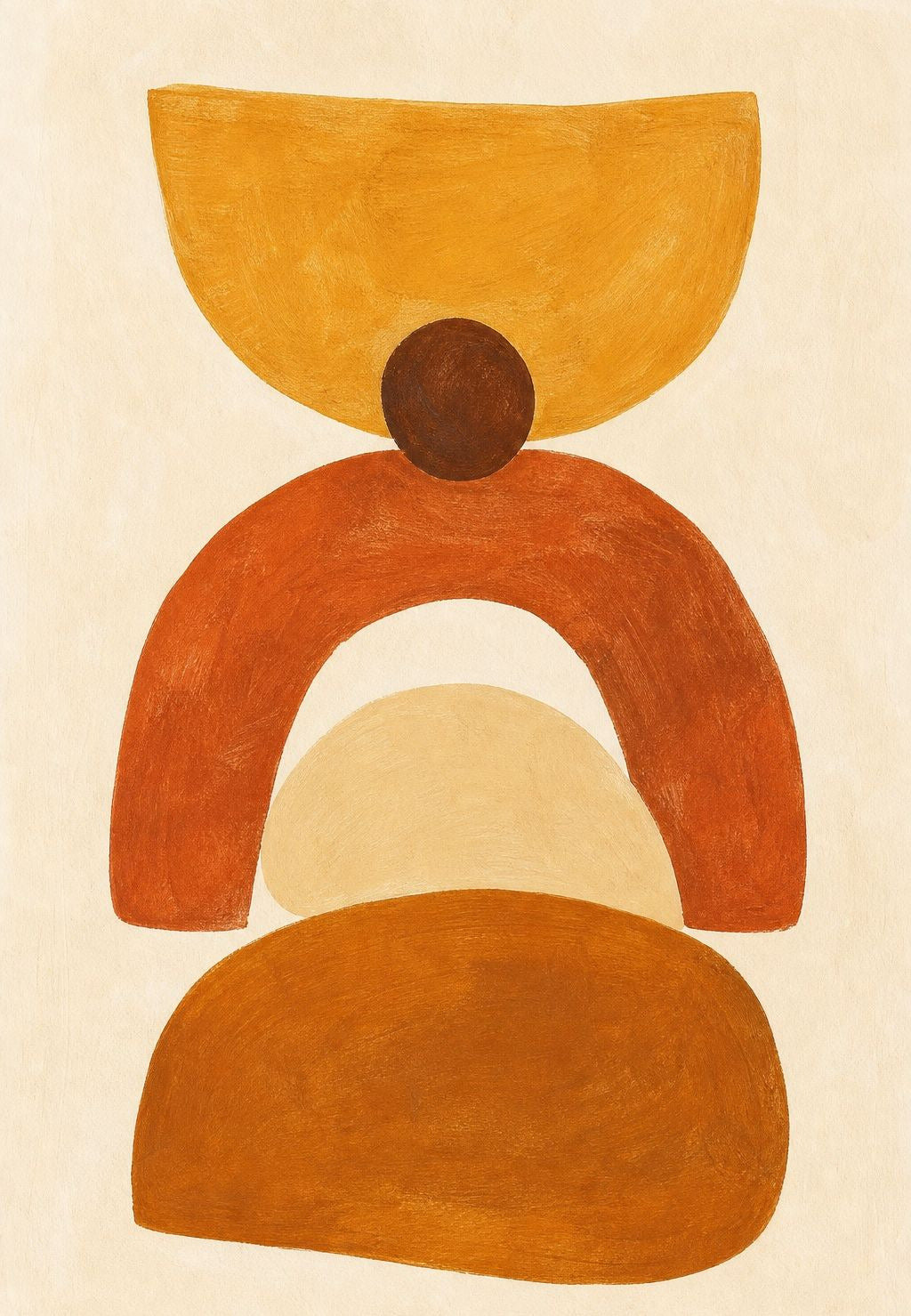The balance of warm shapes