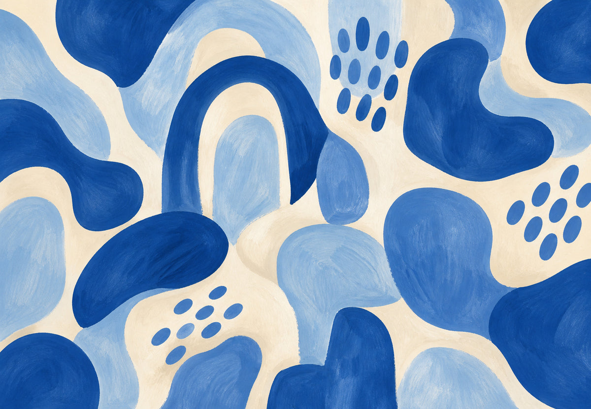 Les arches bleues et les grains d'orge (Paysage)