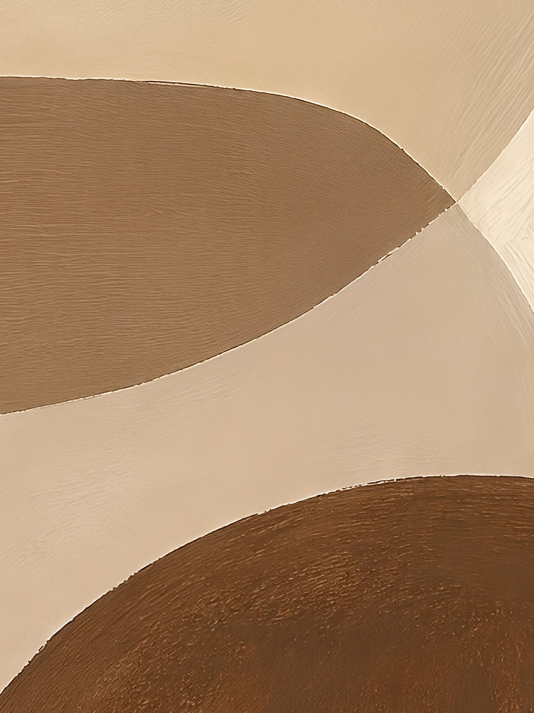 Detail a taille reelle du tirage, affiche abstrait les galets superposes