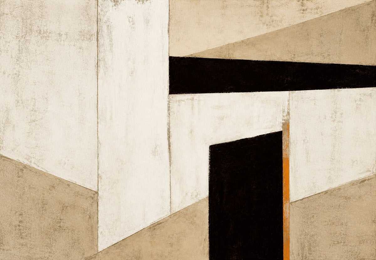 White planes and the black (Landscape)