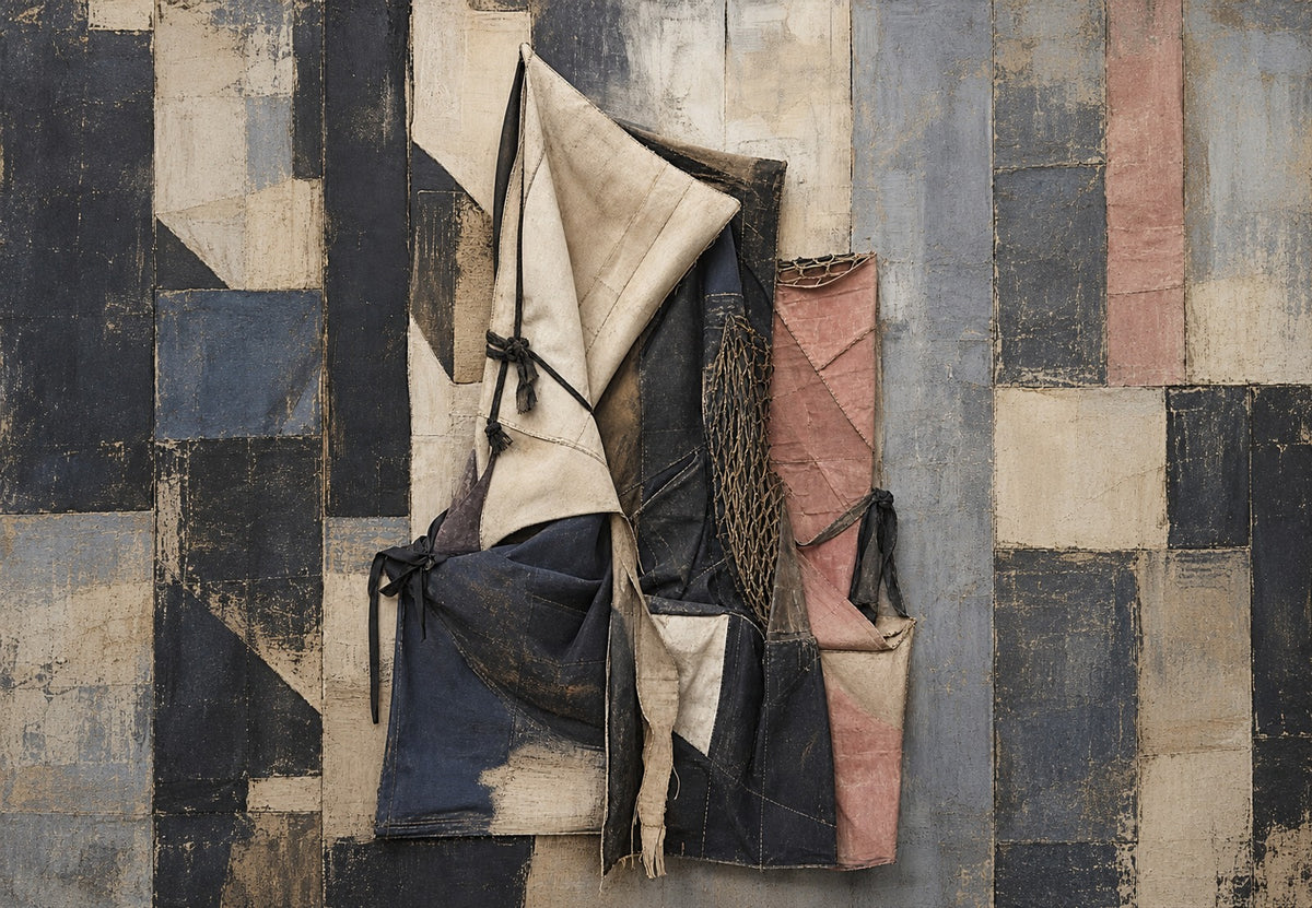 The folded and knotted canvases (Landscape)