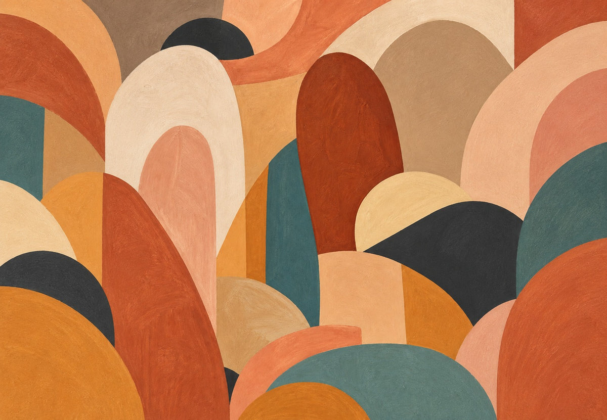 Rounded domes in warm earth tones (Landscape)