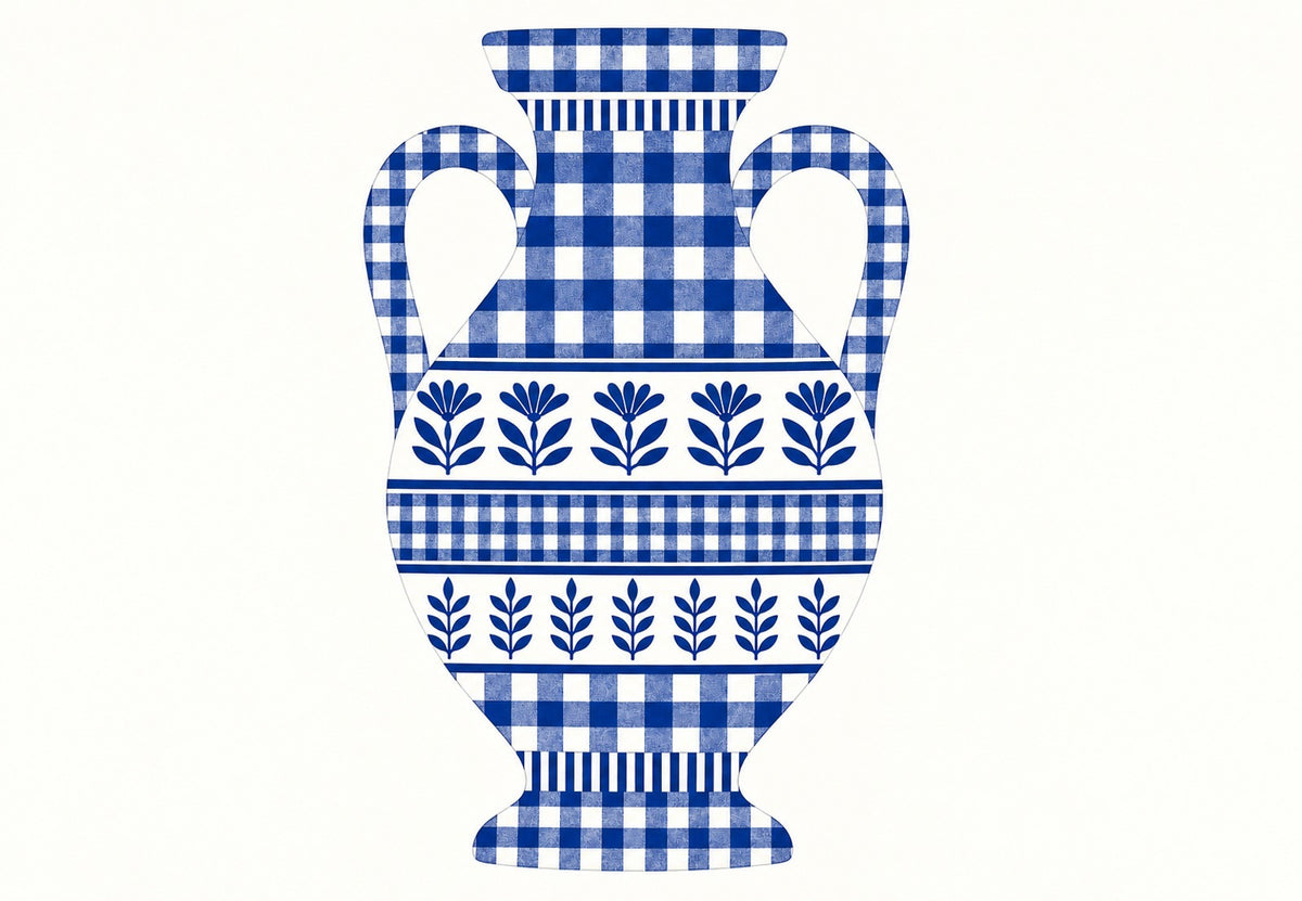 Amfora vichy mintában (Fekvő)
