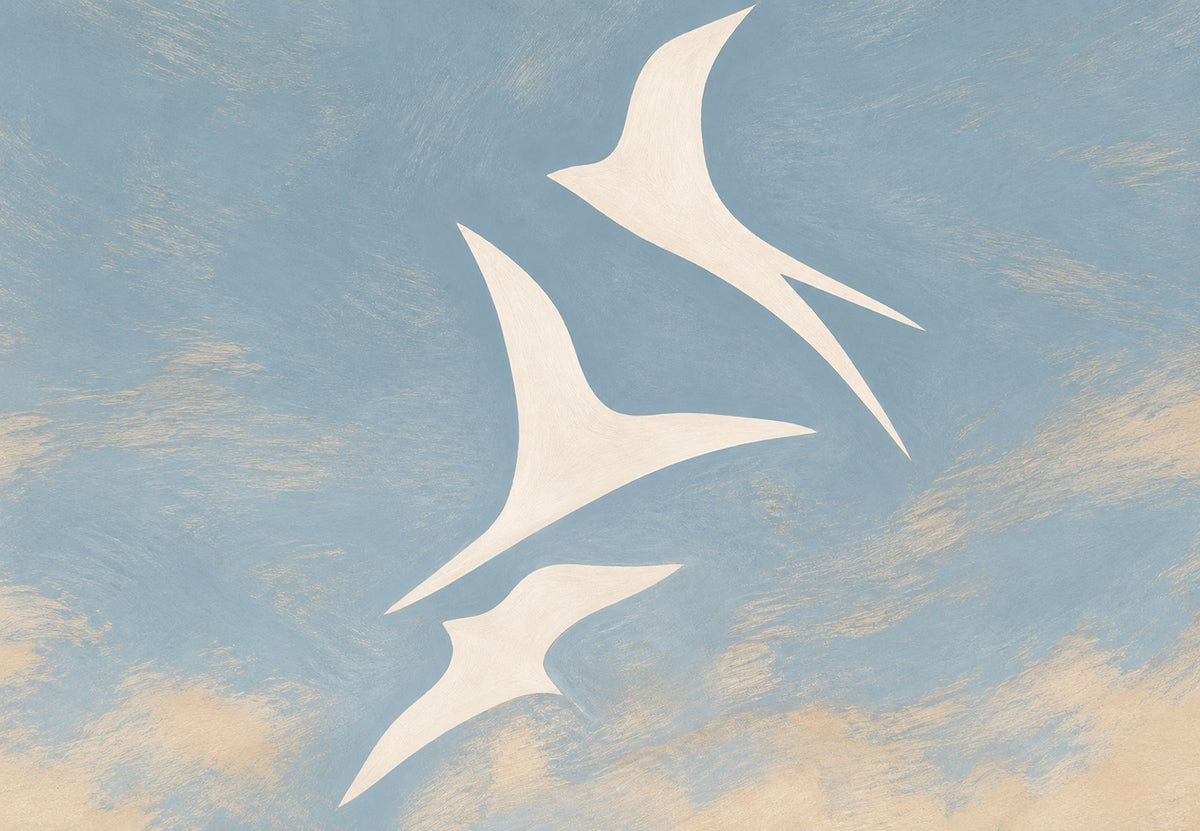 The flight of the birds (Landscape)