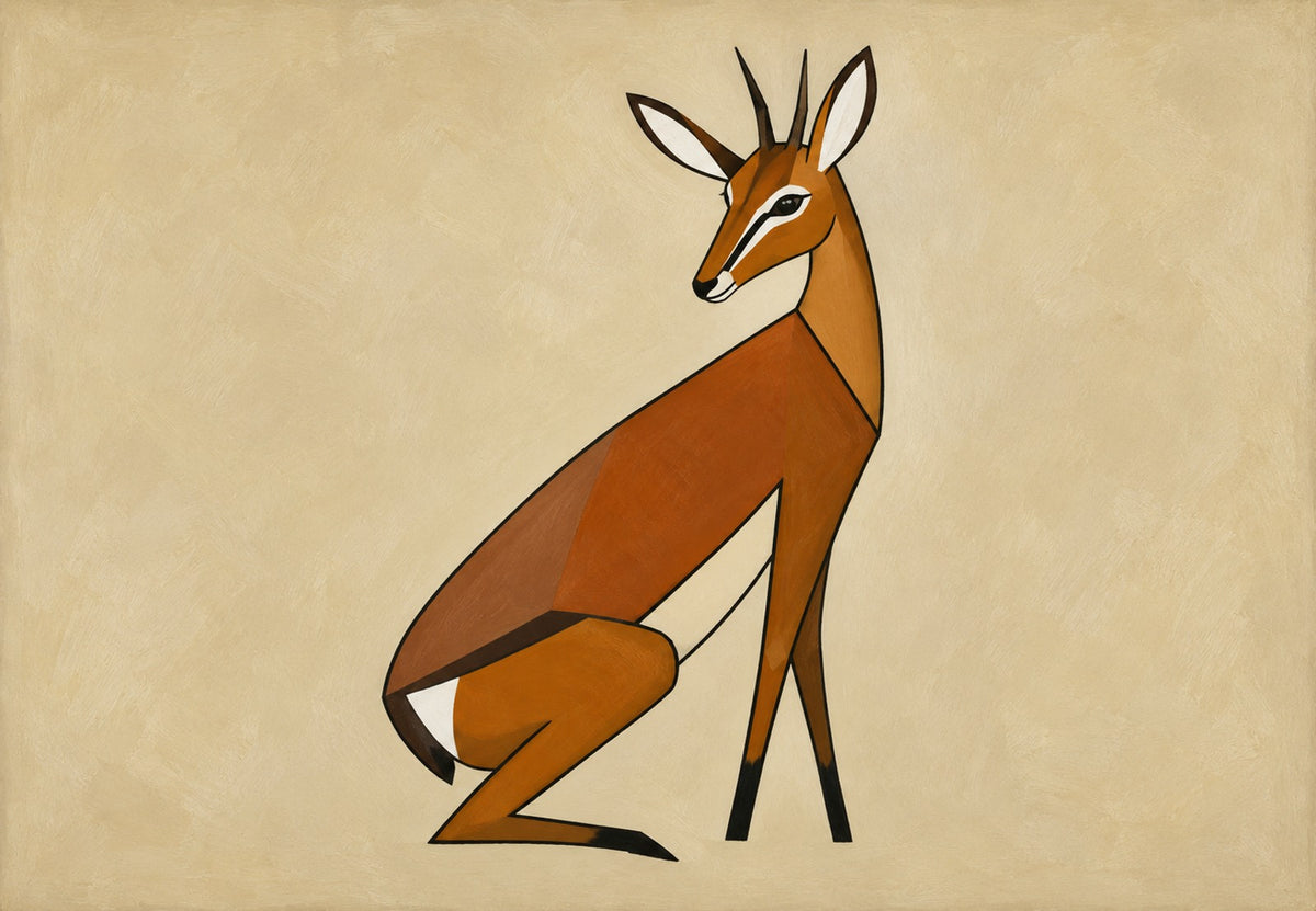 Antilope accovacciata (Orizzontale)
