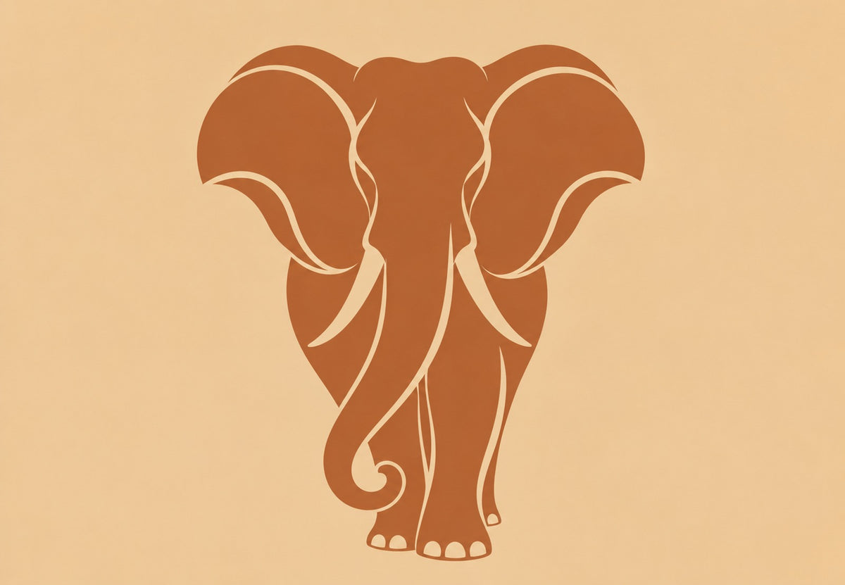 Königlicher Elefant (Querformat)