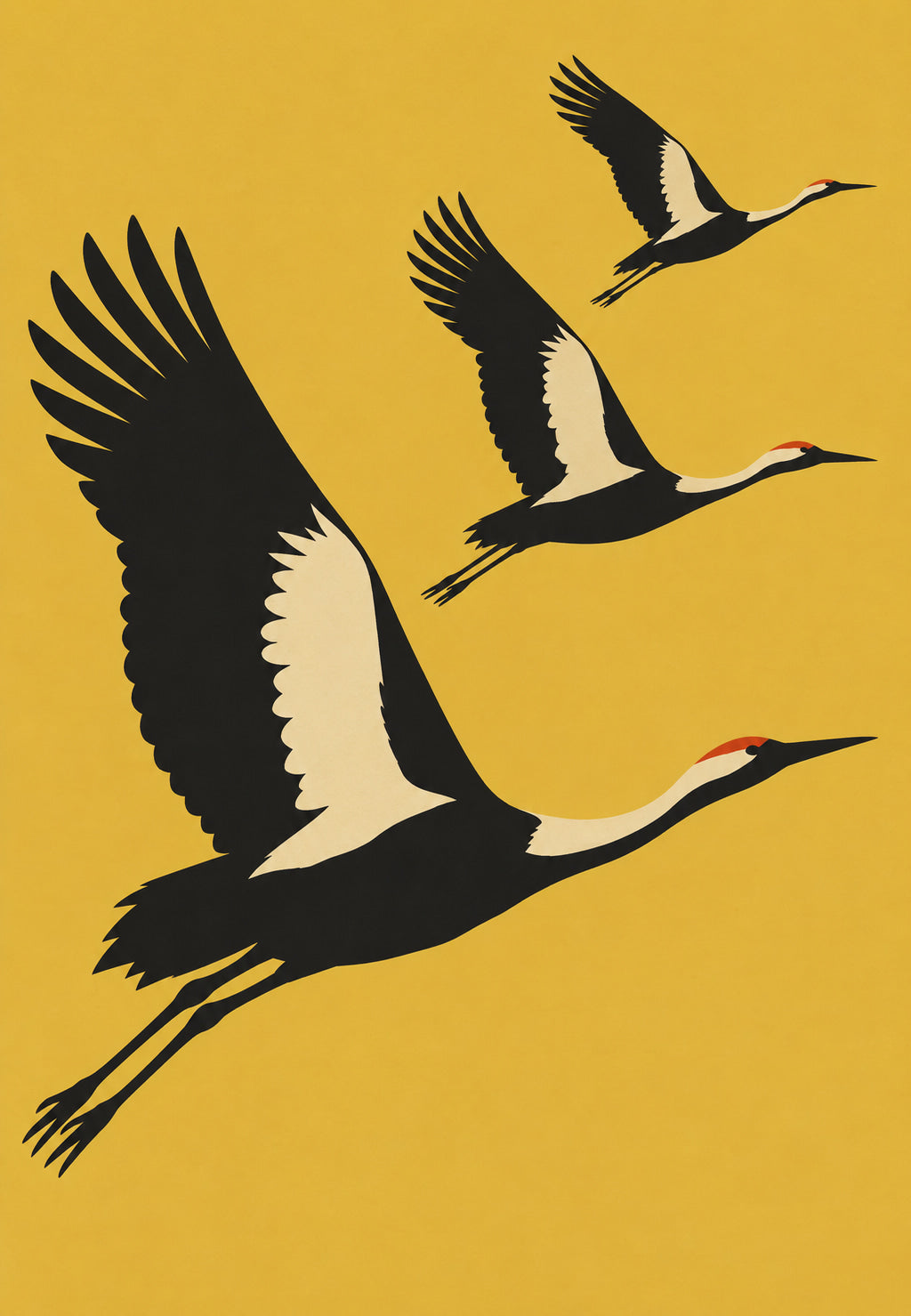 Cranes in Flight