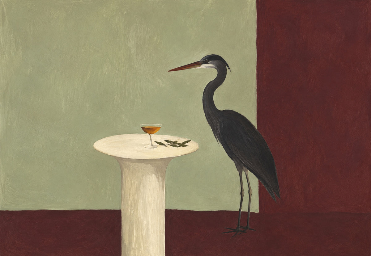 L'apéritif du héron (Paysage)