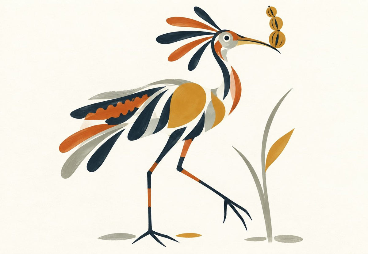 The Wading Bird with the Flamboyant Crest