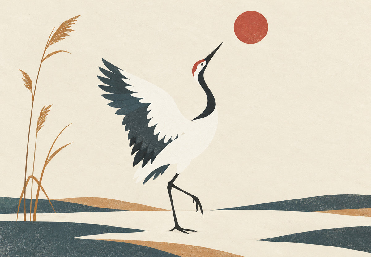The Crane's Dance (Landscape)