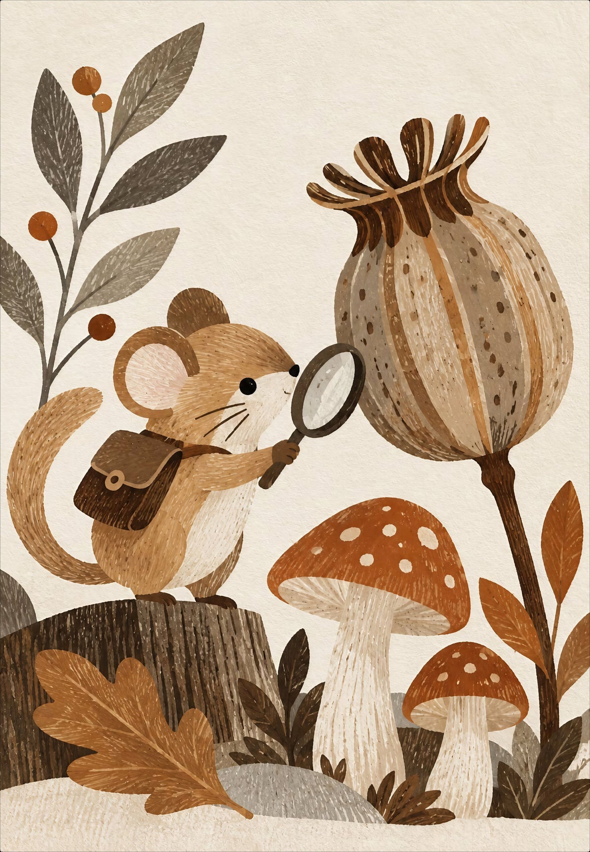 O rato naturalista e a cápsula de papoila