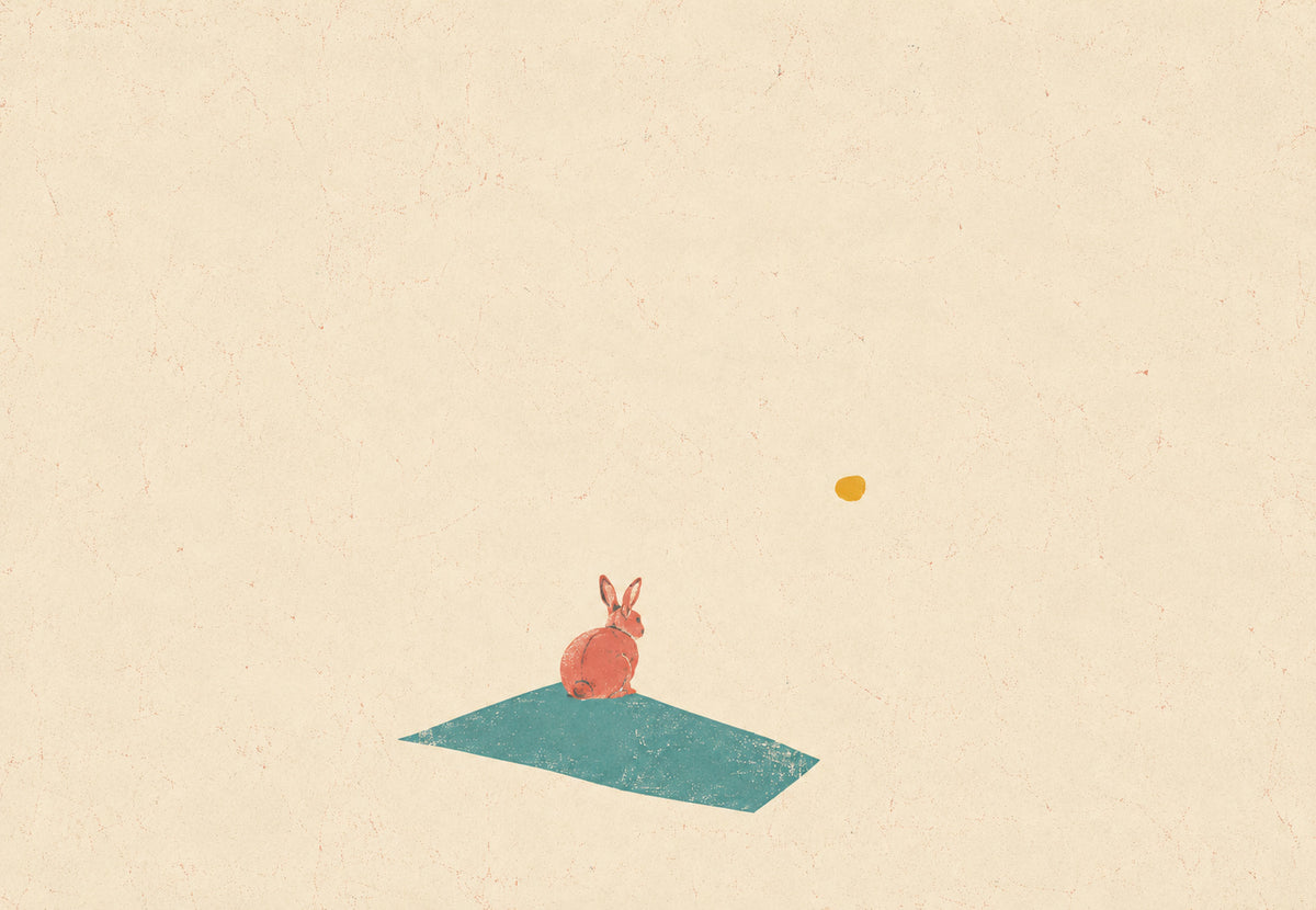 Hase unter der Sonne (Querformat)