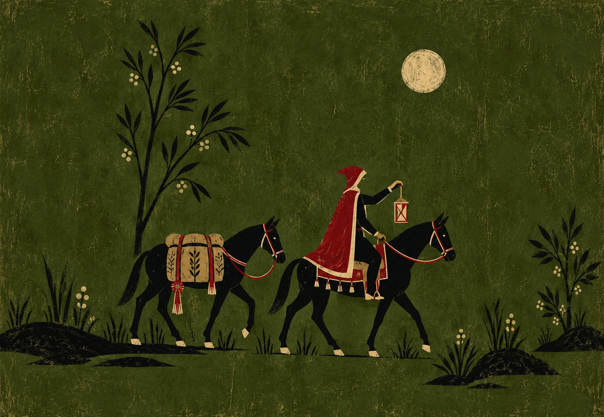 Il cavaliere con la lanterna (Orizzontale)