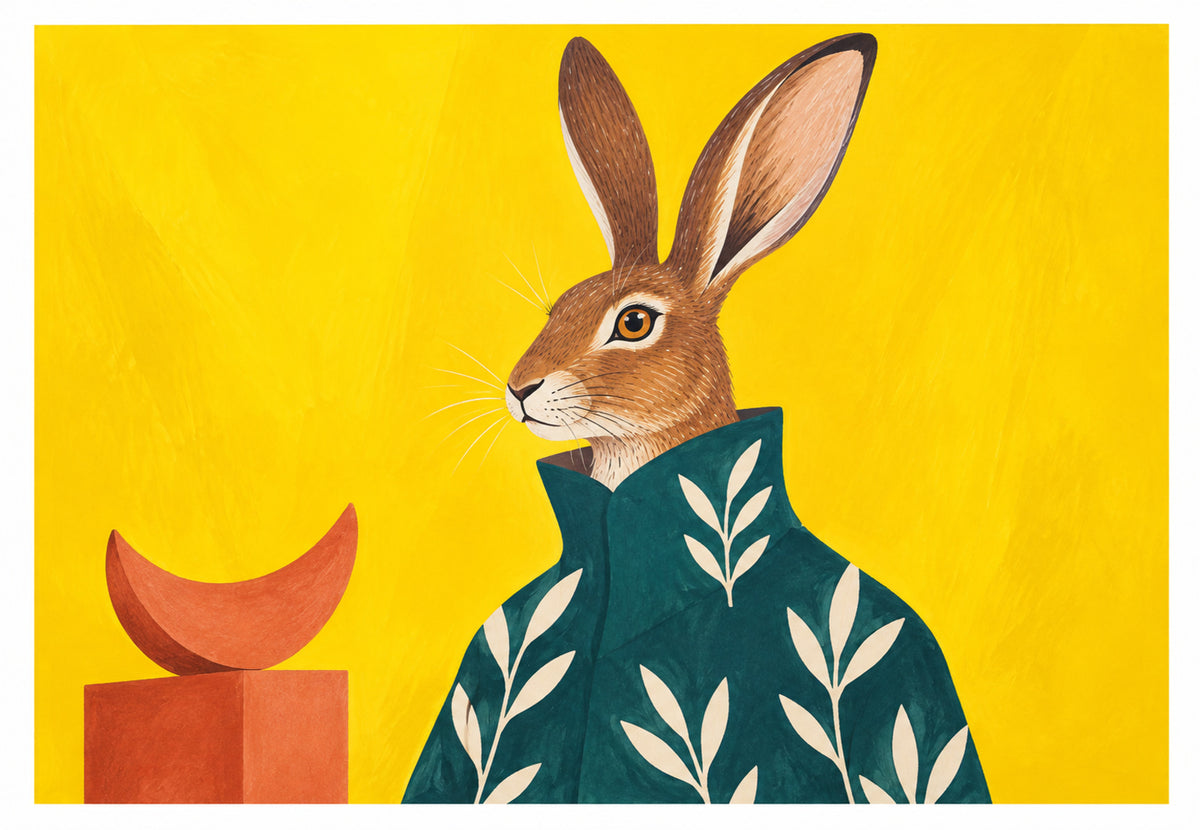 A nyúl a smaragdzöld kabátban (Fekvő)