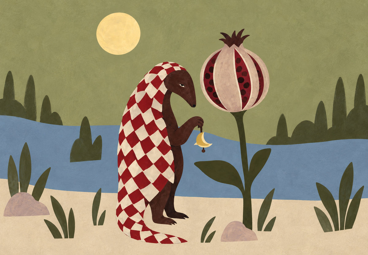 Le pangolin et la grenade (Paysage)
