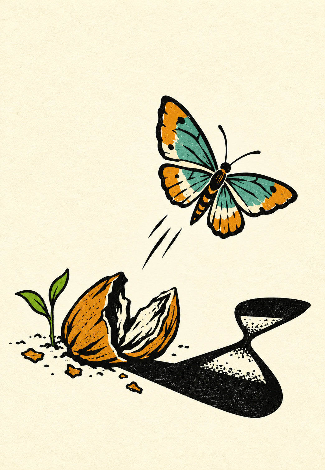 The Butterfly, the Seed and the Hourglass