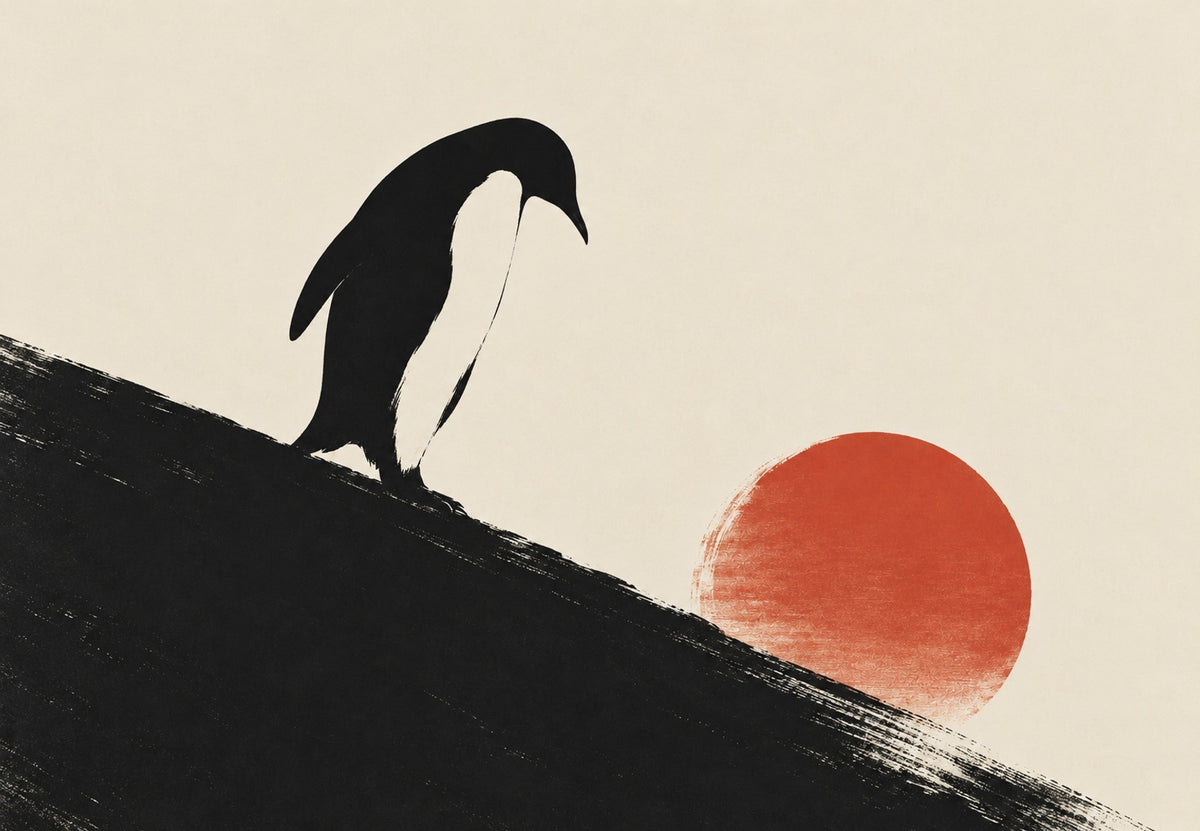 El Pingüino y el Sol (Horizontal)
