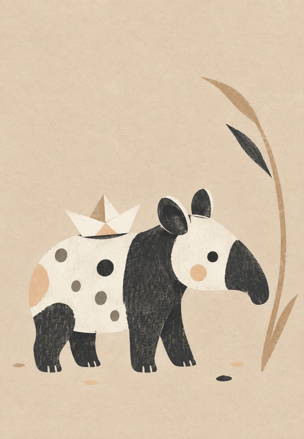 Le tapir couronné
