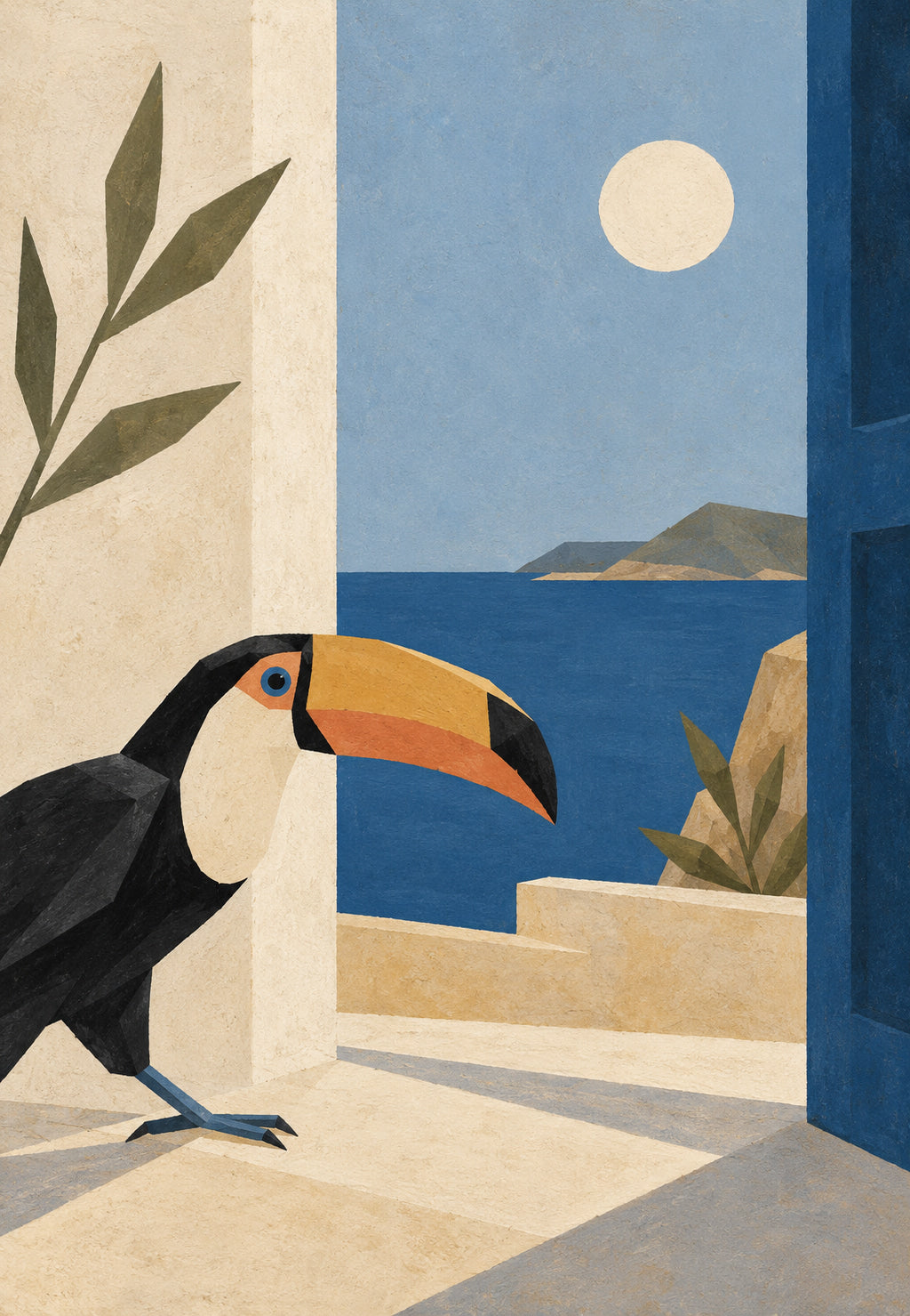 Il tucano alla porta blu