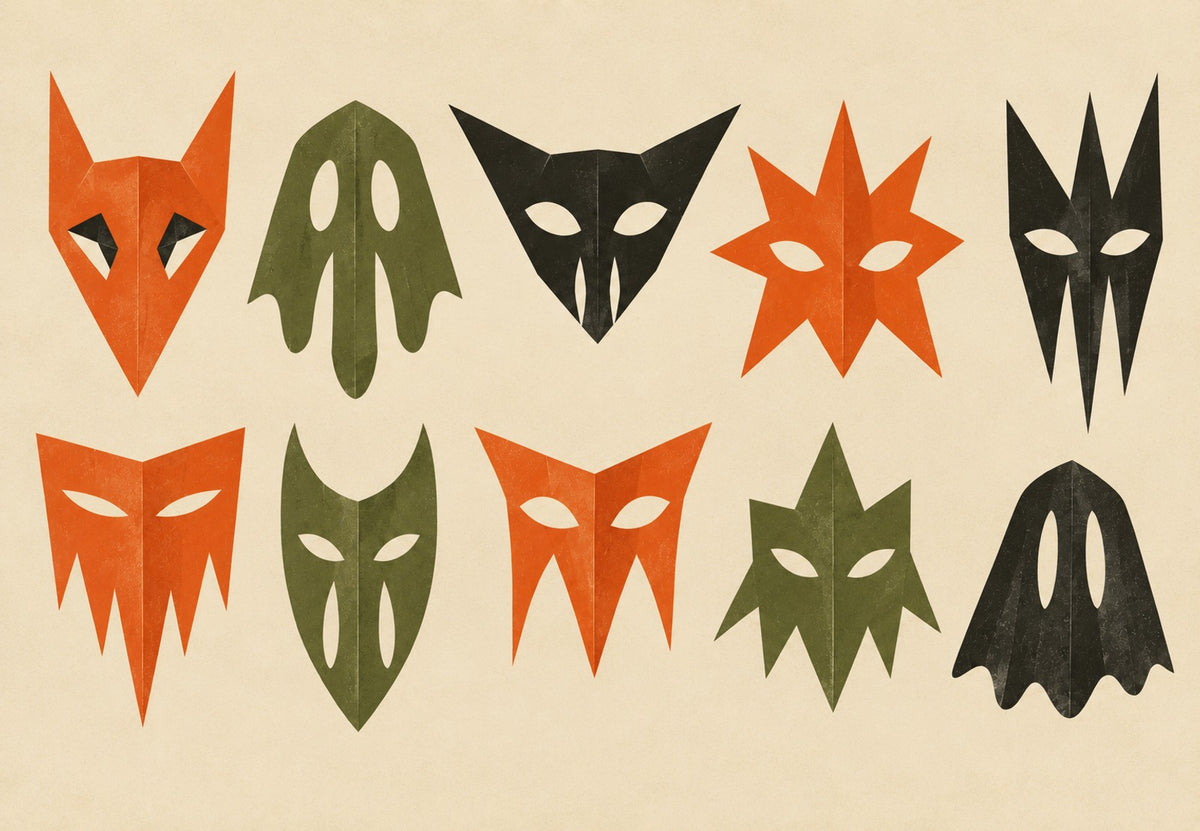 Fox and Cat Masks (Landscape)