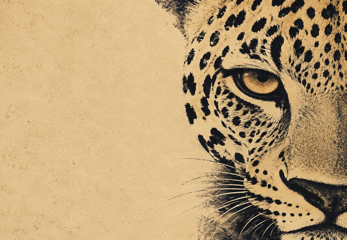 Leopardenauge (Querformat)