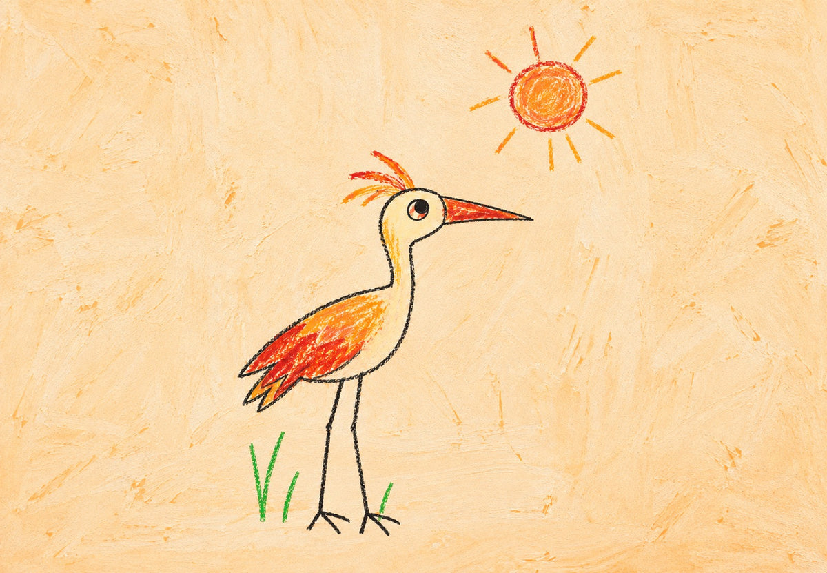 Vogel unter der Sonne (Querformat)