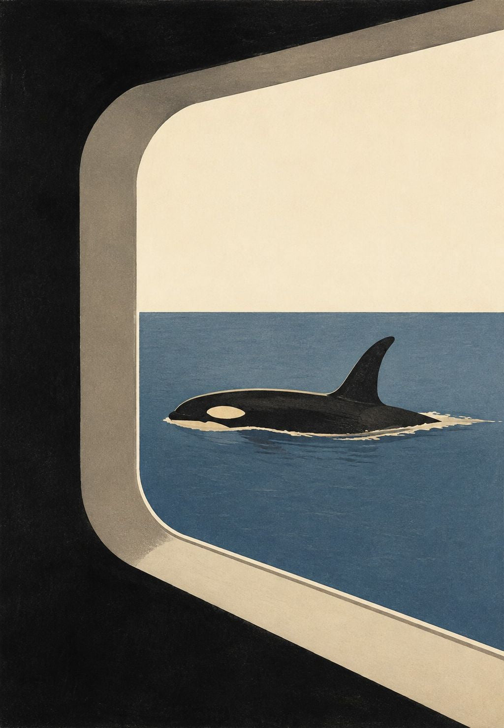 Orca all'oblò