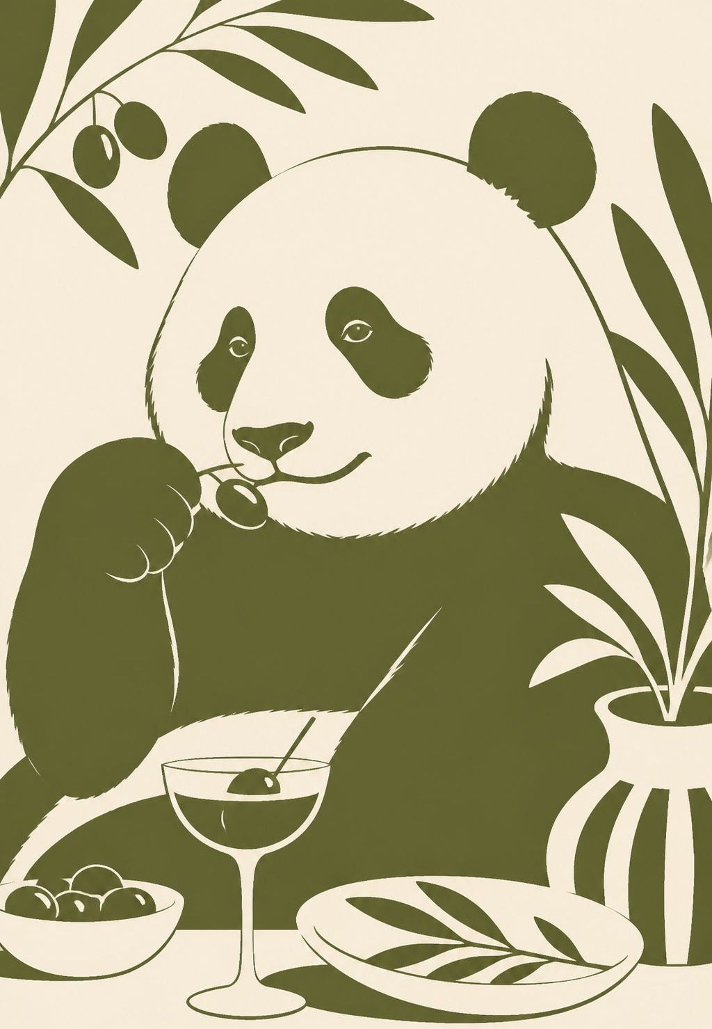 Panda v čase aperitivu