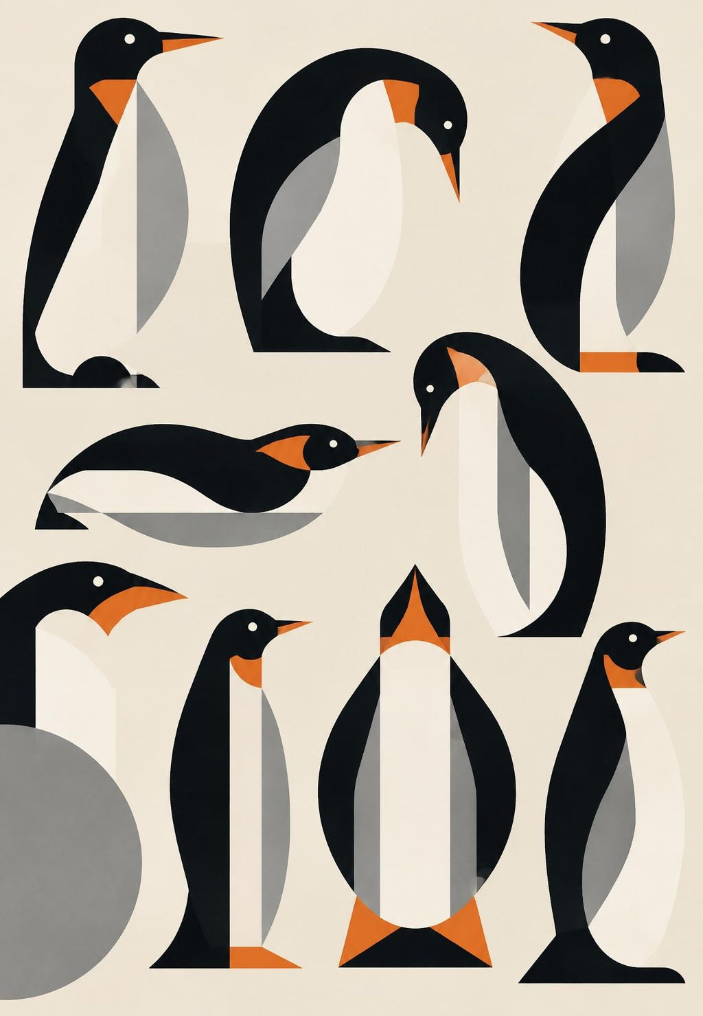 Desfile de pingüinos
