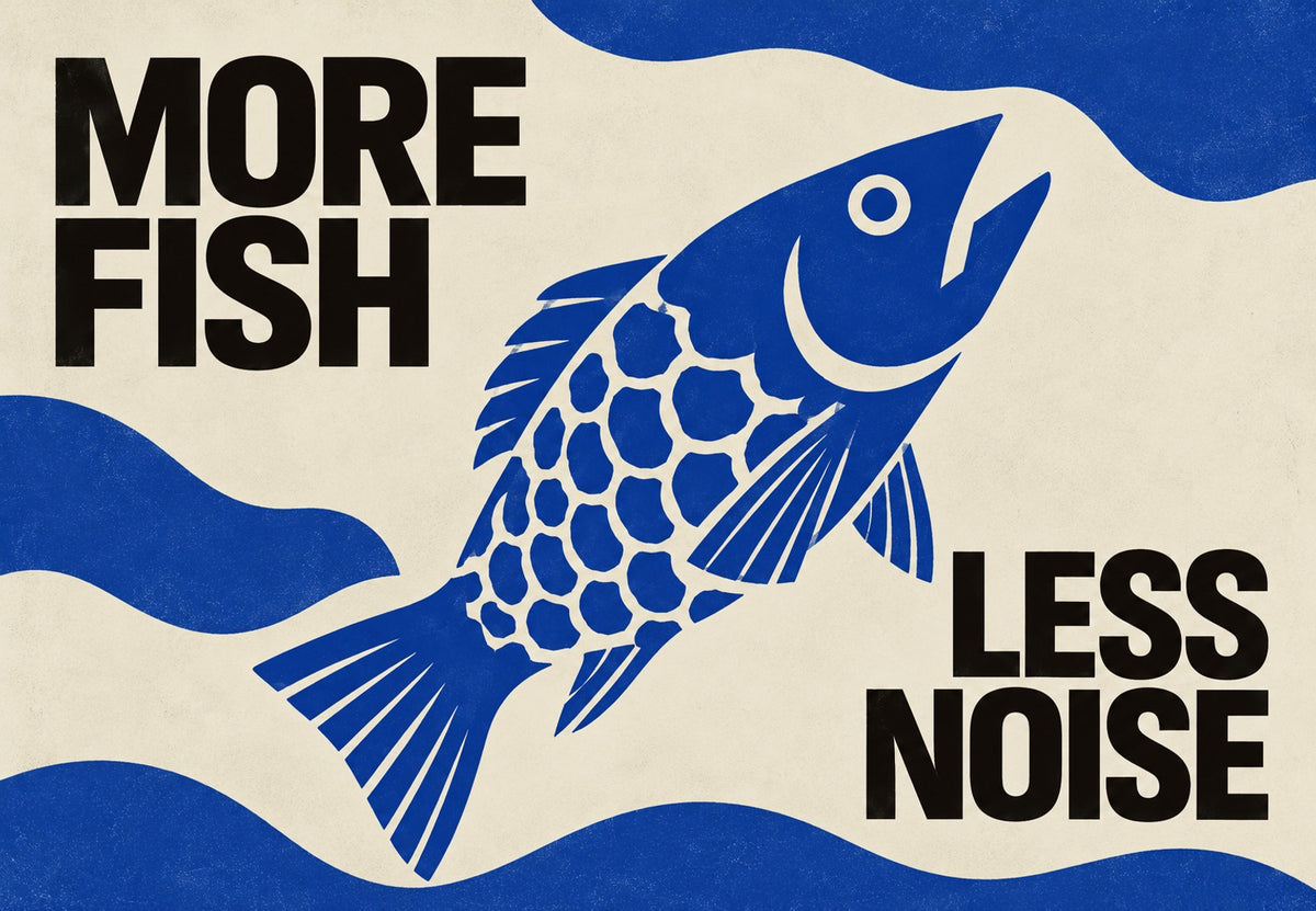 Più pesce, meno rumore (Orizzontale)