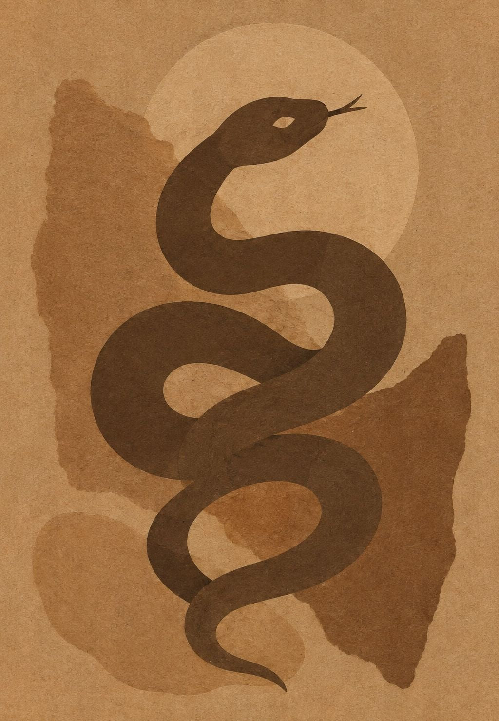 Serpente sotto la luna