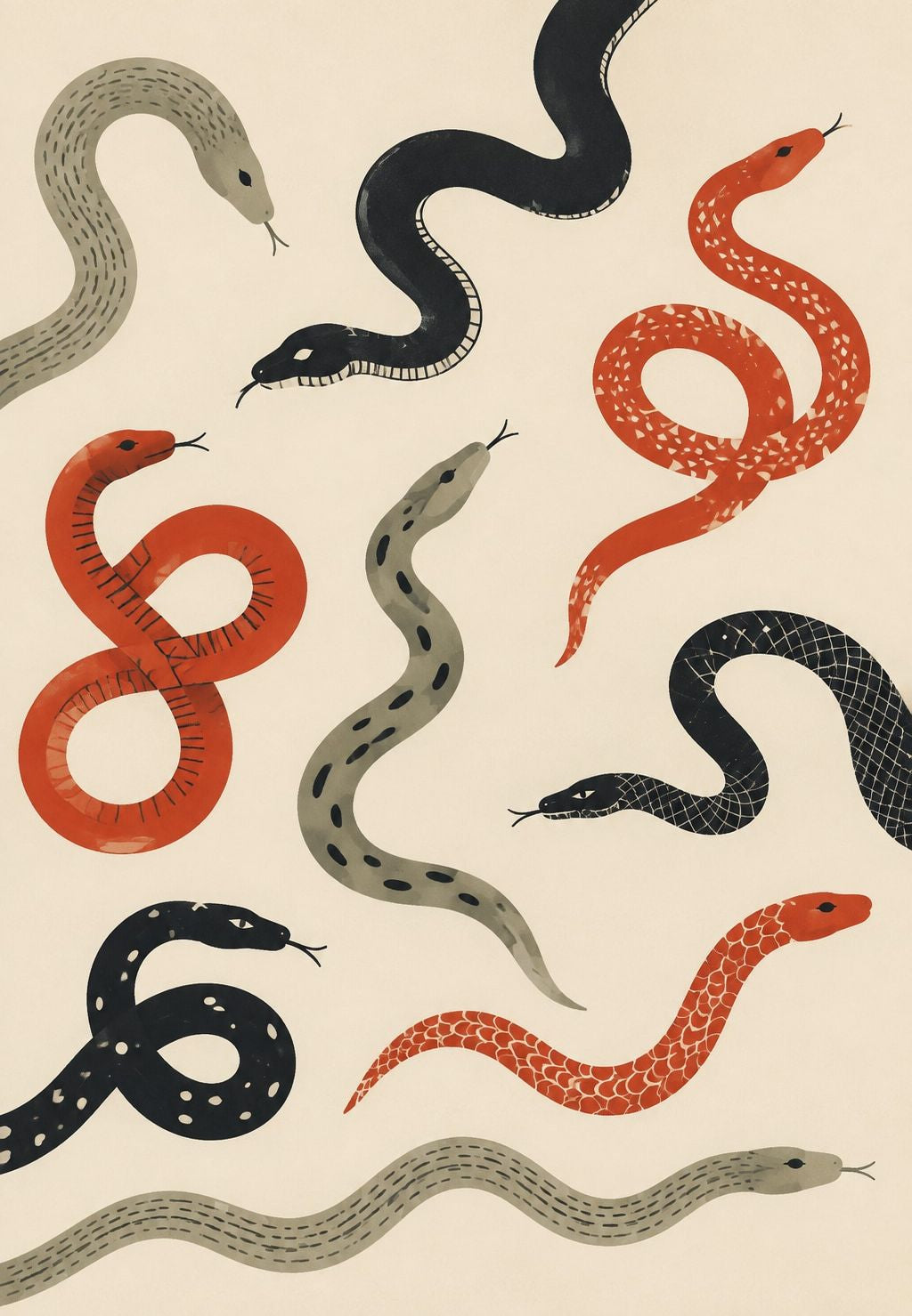 Intertwined Snakes