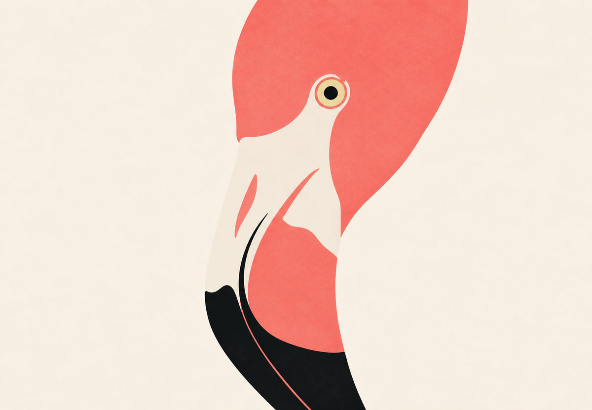 Flamingo Head (Landscape)