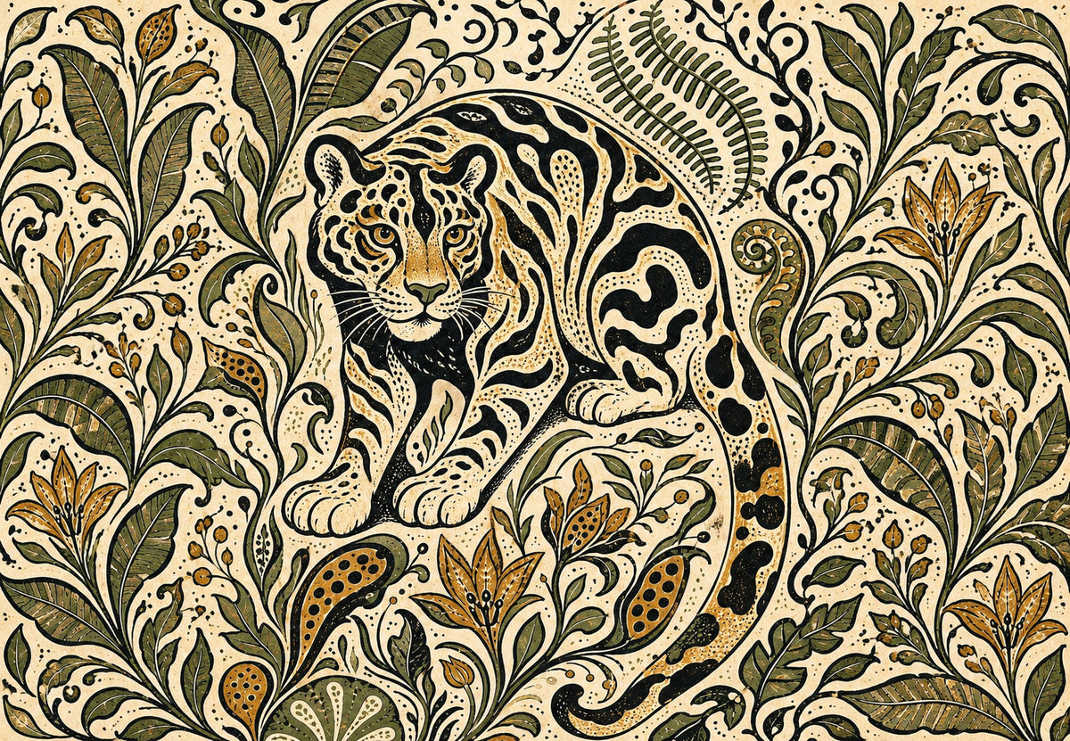 Tiger in the jungle (Landscape)