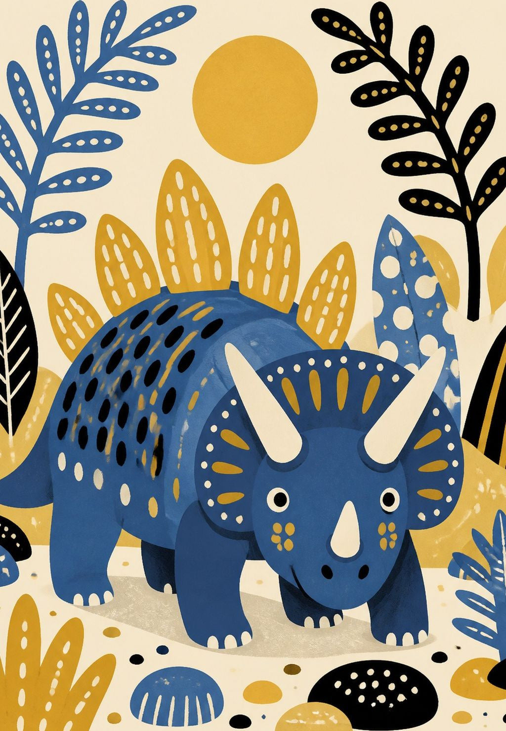 Triceratops az arany dzsungelben