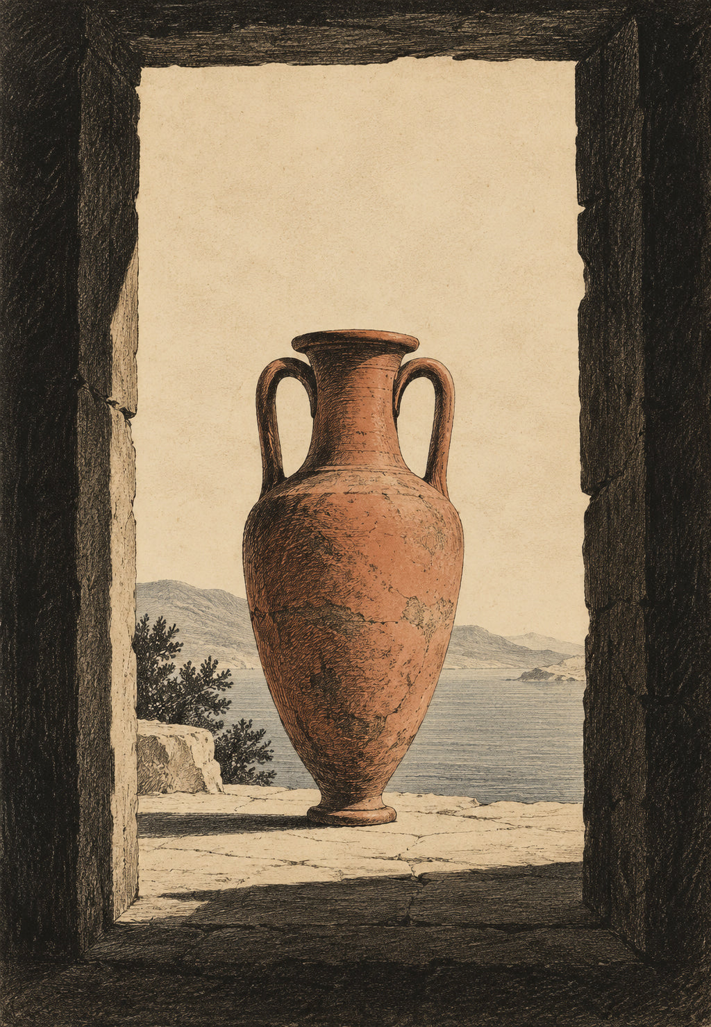 Amphora Facing the Sea