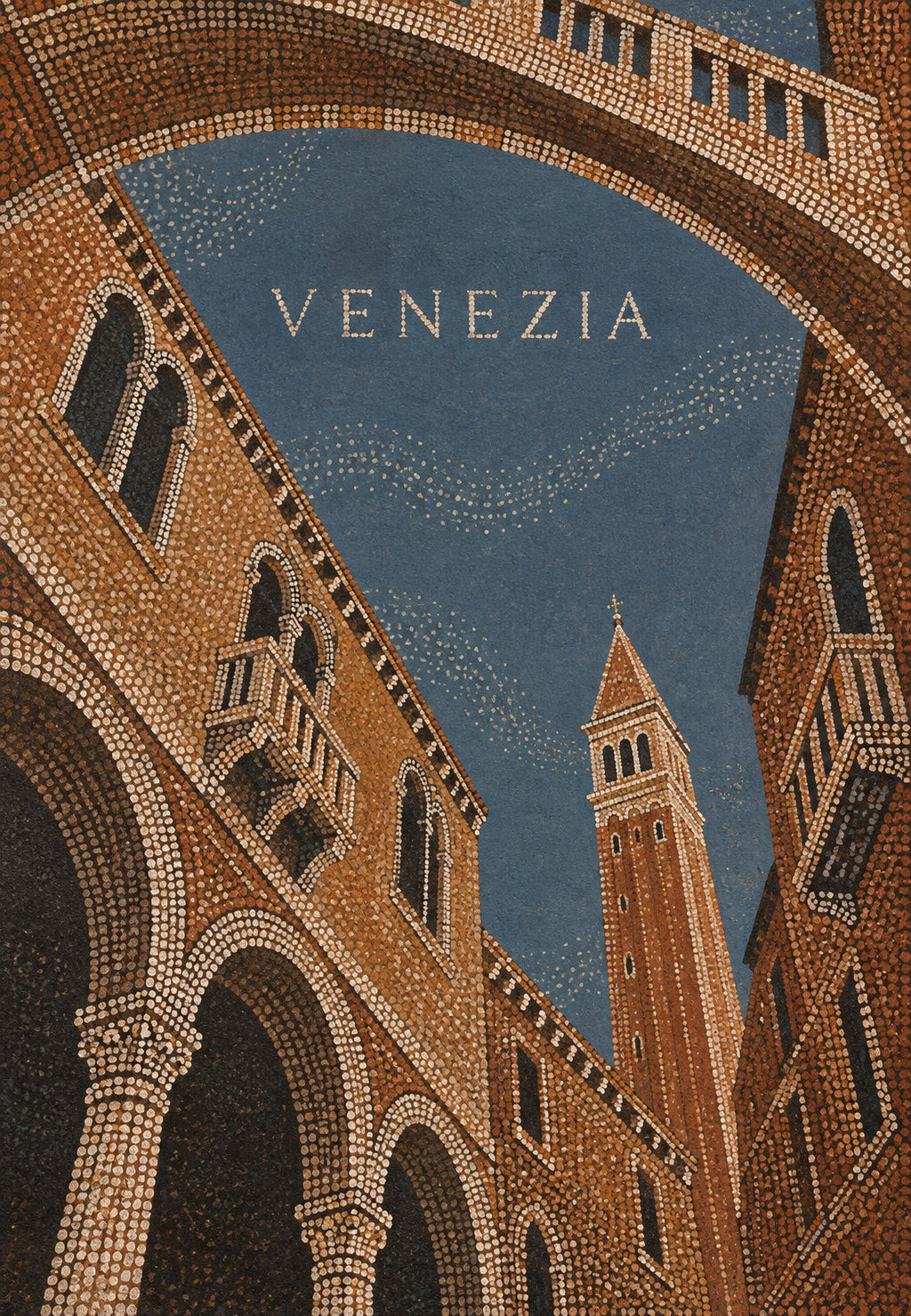 Arches and Bell Tower of Venice