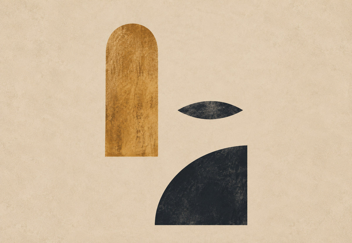 Goldener Bogen im Gleichgewicht (Querformat)