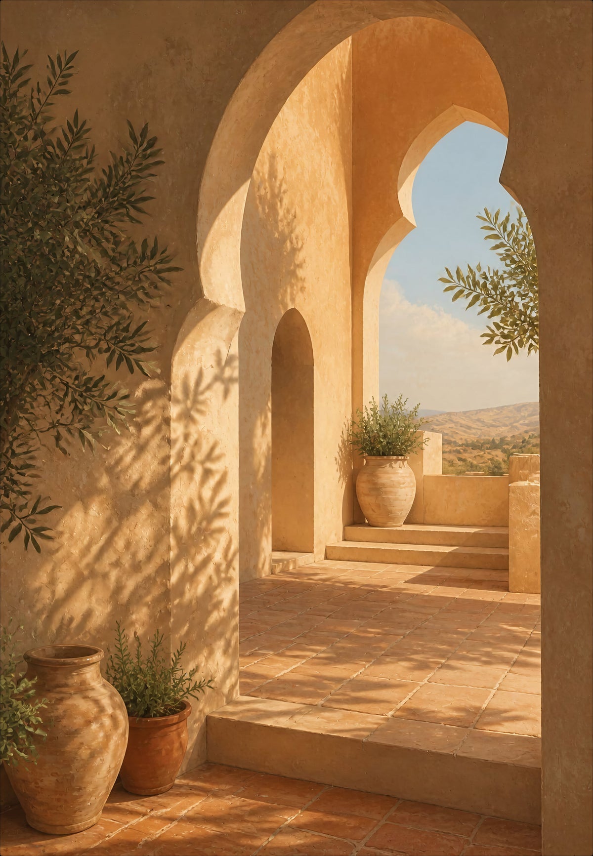 Golden Arch over the Hills
