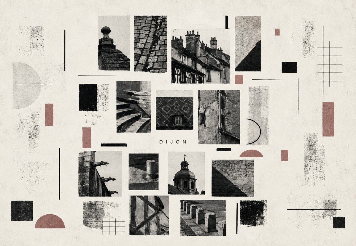 Architektonische Fragmente von Dijon (Querformat)