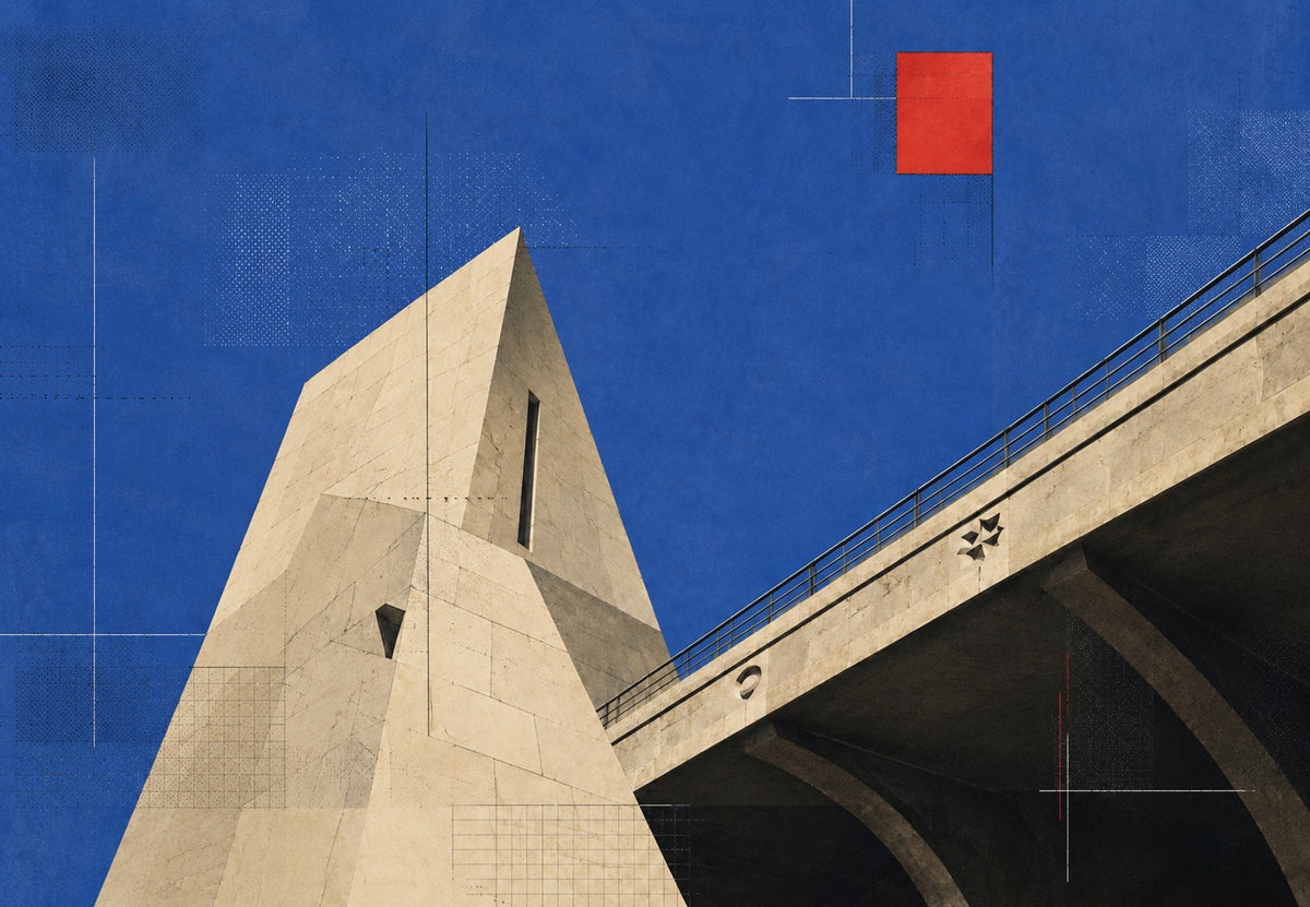 Die Steinspitze und die Brücke von Maastricht (Querformat)
