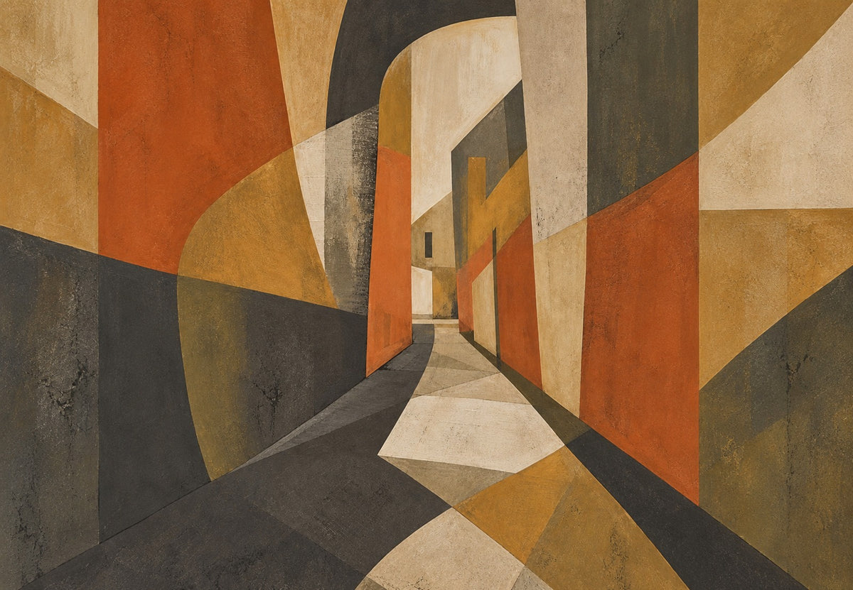 La ruelle aux murs de terre (Paysage)