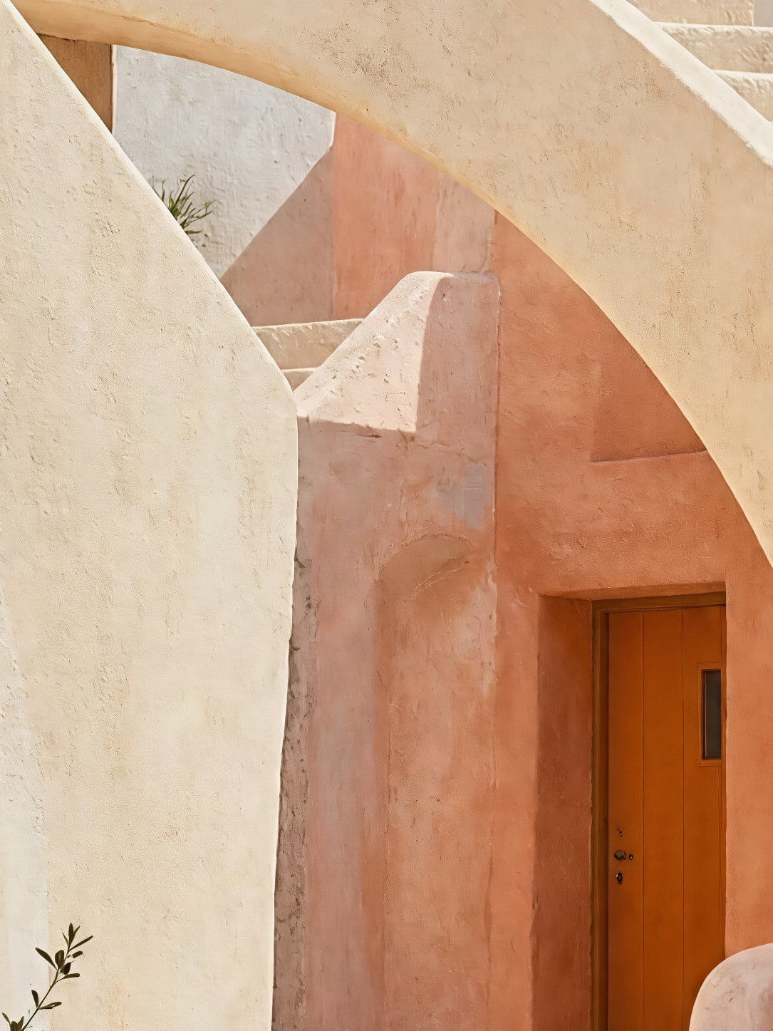 Detail a taille reelle du tirage, affiche architecture la ruelle voutee aux oliviers