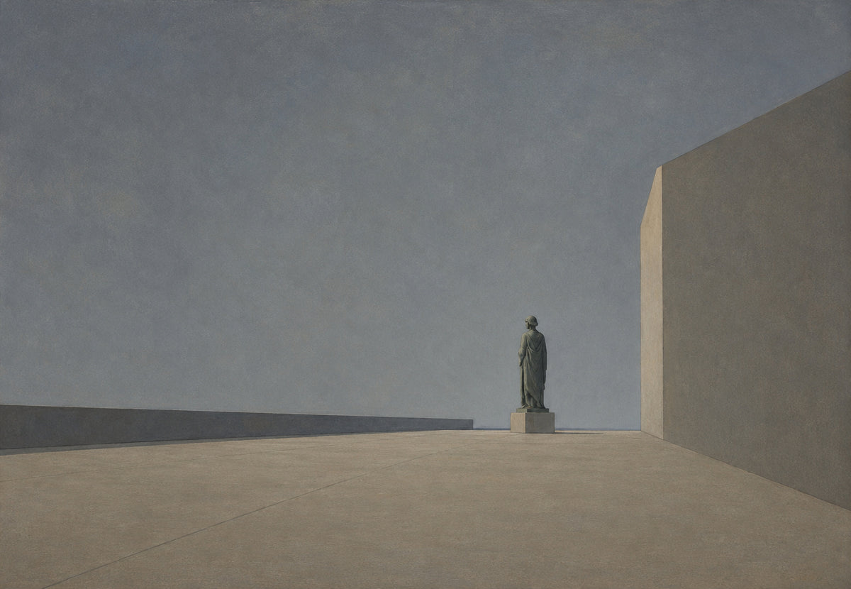 La statua silenziosa della piazza (Orizzontale)