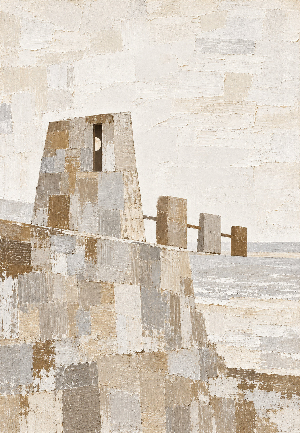 Der Wachturm am Meer