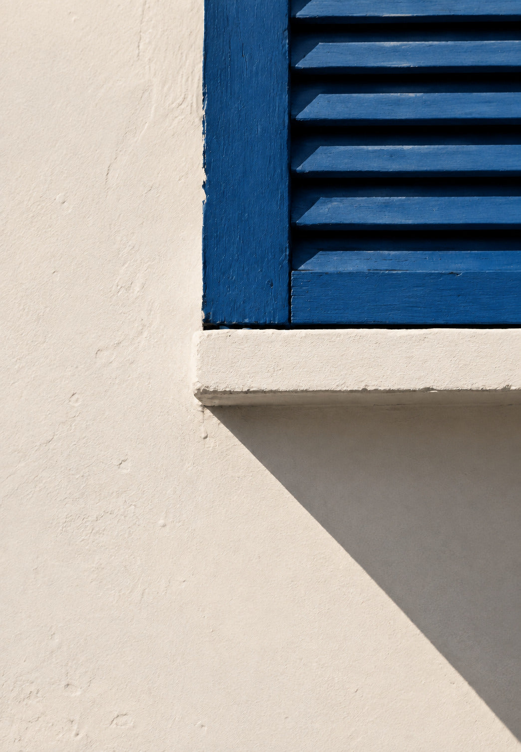 Der blaue Fensterladen von Rabat