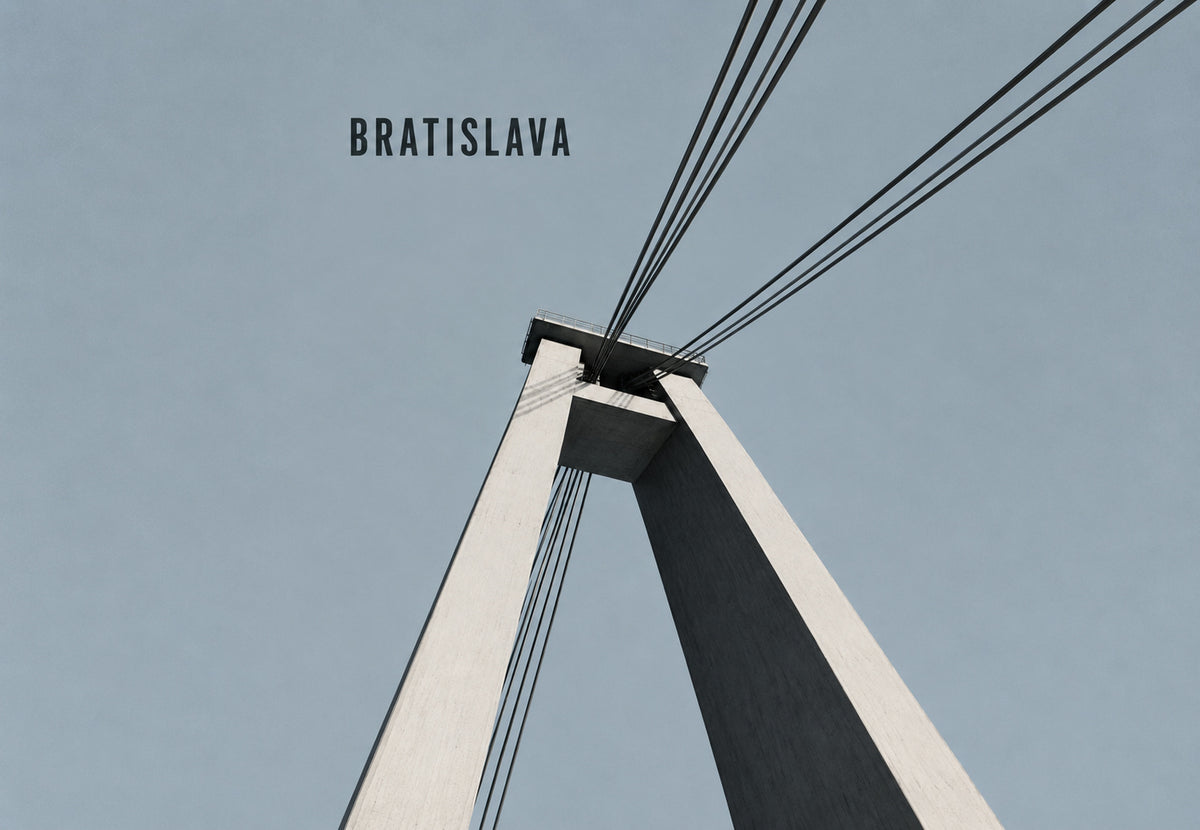 Les piliers du pont de Bratislava (Paysage)