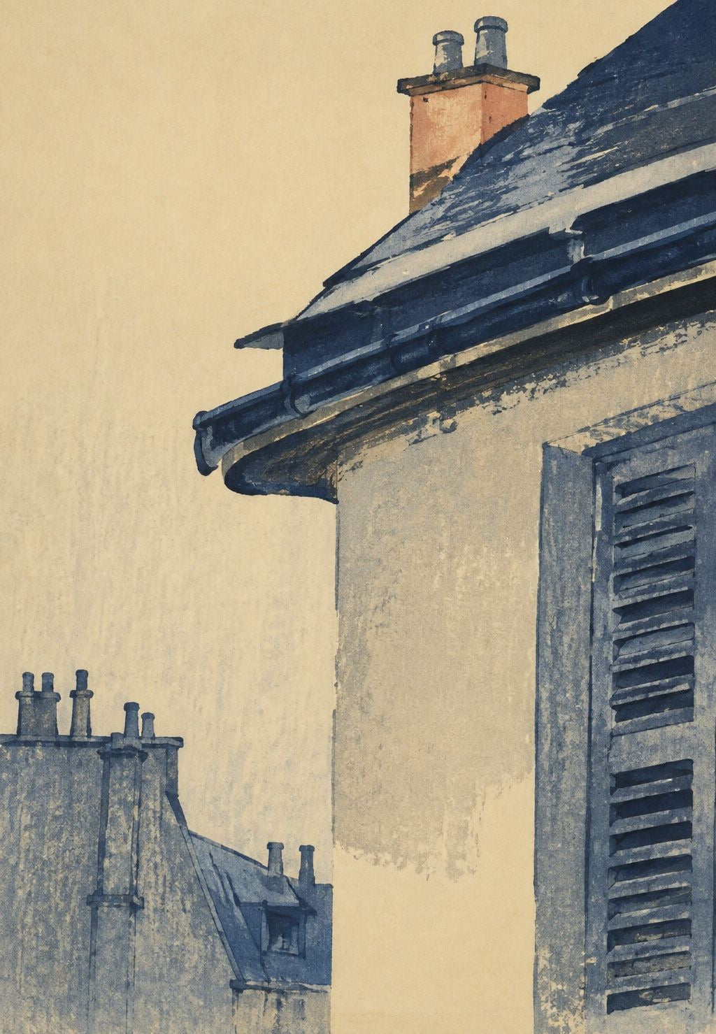 Rooftops and Chimneys of Montmartre