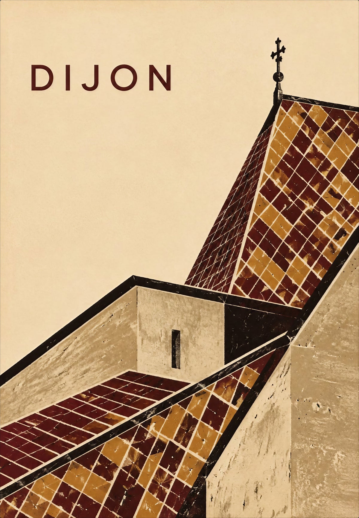 Bunte Dächer von Dijon