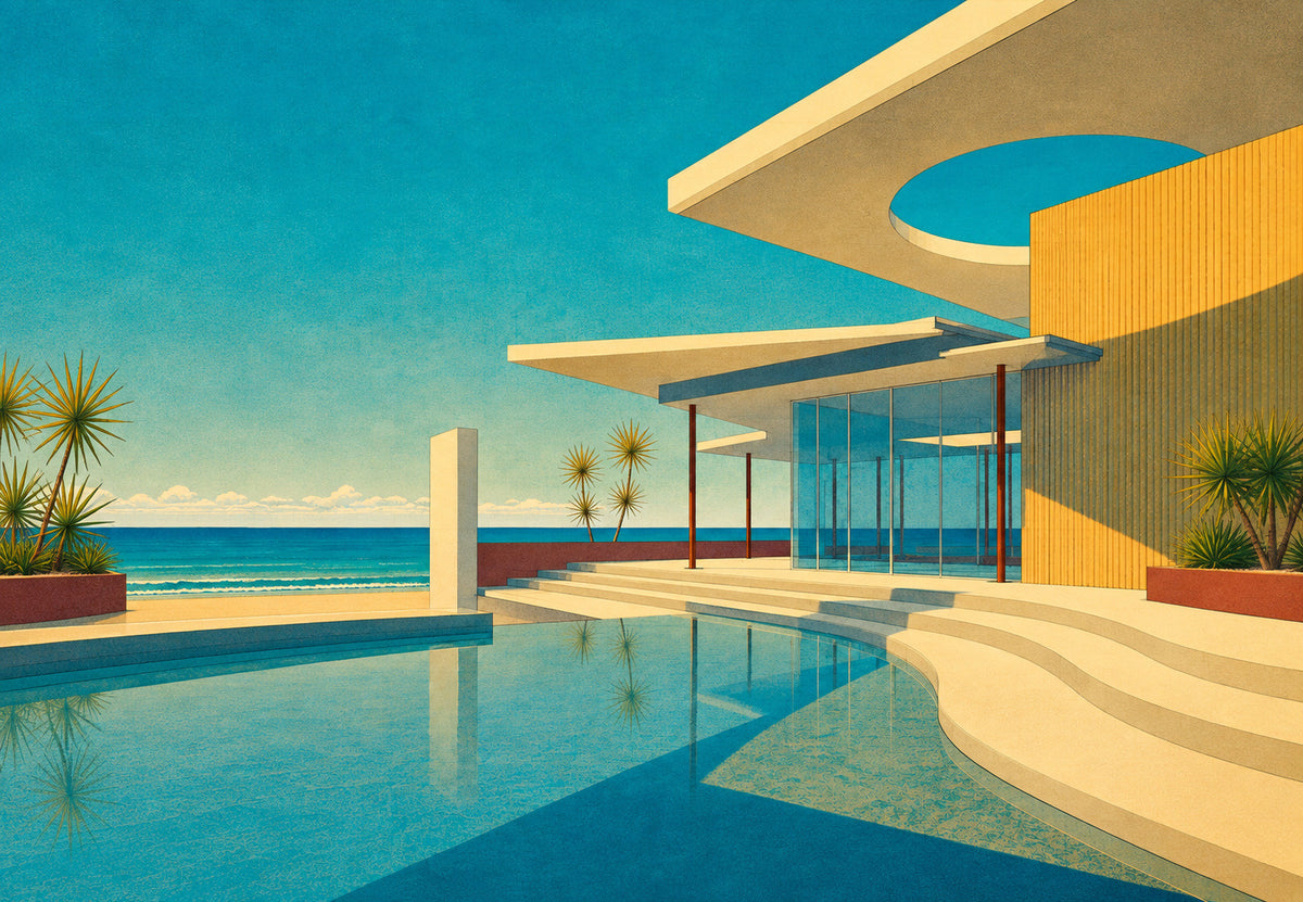 The villa by the pool (Landscape)